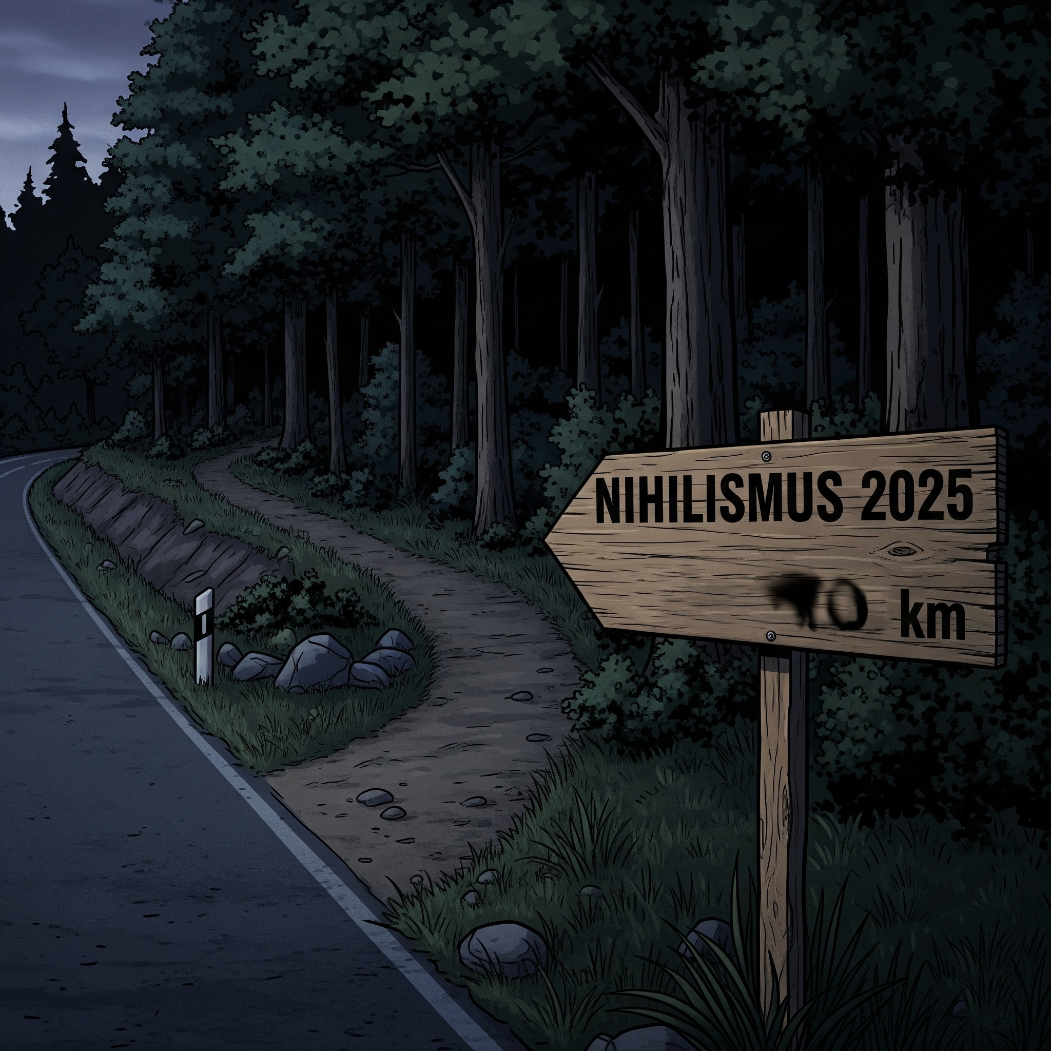 Ausgeschilderter Wanderweg